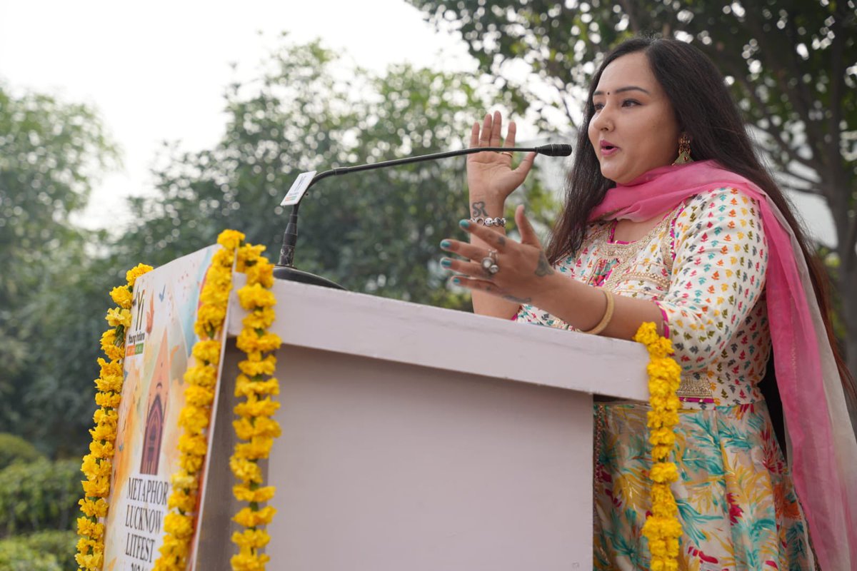 uptourismgov's tweet photo. Here, have a glimpse!🌟

#MetaphorLitFest #MetaphorLucknow #Metaphor #EventsInLucknow #Lucknow #LucknowCity #PeopleOfLucknow #Awadh #UPTourism #UttarPradesh

@MukeshMeshram @_InvestUP https://t.co/TEPfJTbql4