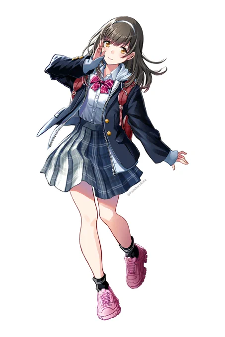 【お知らせ】ツクルノモリより発売される、VRChat対応3Dモデル「立花優衣」のキャラクターデザインを担当させていただきました!!3Dモデリングはステラー様です! 