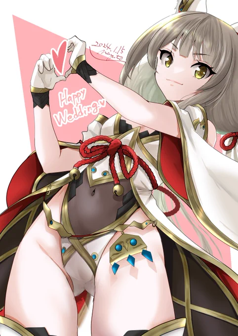 めちゃんこ遅いけど、大和田仁美さんご結婚おめでとう絵
