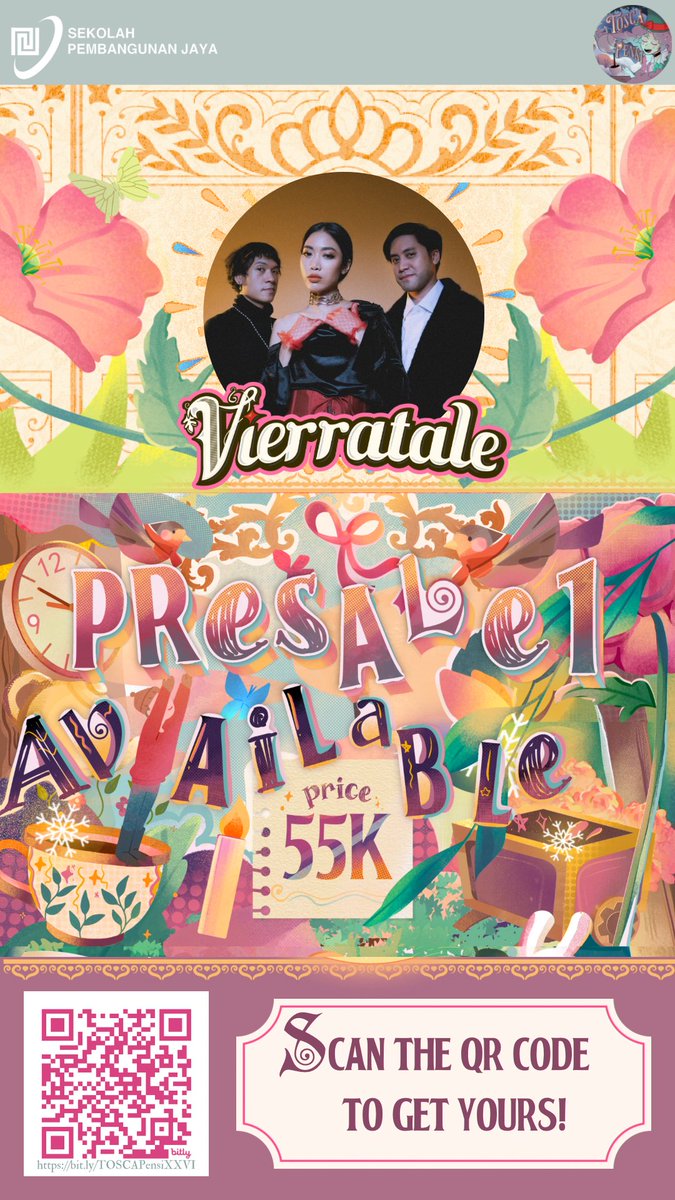 kyokrei's tweet photo. HAIIIIIIIII! Sekolah gue ngadain pensi nih di tanggal 3 maret 2024! KUY NONTON LAHHHH cuman 55k doang bisa nonton vierra dan guest star menarik lainnya lhoo 🤭🤭🤭 HAYUK LAH NONTONNN VIERRANIA!!!!!
#TOSCAPENSI2024
#INFOPENSI
#PENSISEKOLAH
#INFOKONSER
#vierratale
#vierrania https://t.co/R8iiNhHmZy