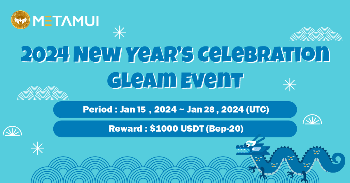 mseok10's tweet photo. MetaMUI 2024 New Year's Celebration Gleam Event
https://t.co/NFyguE3Ssz
#BIS #Polaris #offlinepayment #p2payment #CBDC #MetaMUI #MMUI #CO2 #co2Network https://t.co/Fr5sWoLmH6