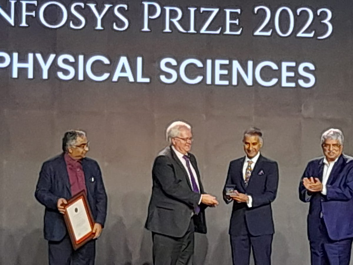 With 2 of the 6 #laureates working in #Bangalore, Karnataka is again demonstrating its scientific excellence. #Congratulations to @thattai from @NCBS_Bangalore winner of the @InfosysPrize in Physical Sciences for his work on evolutionary cell biology. Infosysprize.org/laureates/2023…