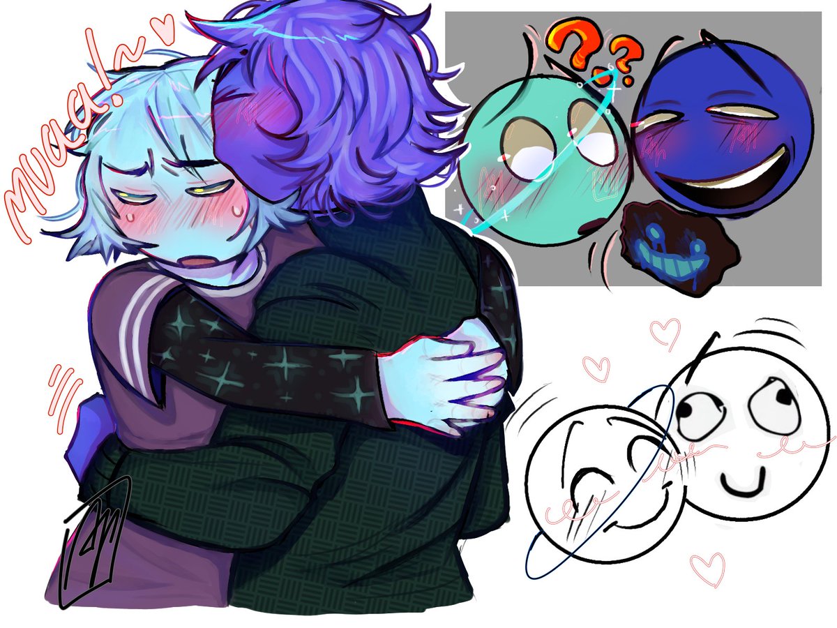 namipiii12's tweet photo. AAAAA dios ya matenme, estoy apundo de hacer una masacre con este ship tan hermosoooo 🗣️🗣️
(me da miedo hacer nsfw 😭)

#solarballs  #uranoxneptuno https://t.co/ydTmW5ruUJ
