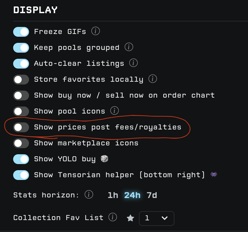 0xWelfare's tweet photo. ok no gatekeeping 

since solmaps are so tight, u really need to utilise the orderbook to pinpoint where u wanna list/bid. 

make sure to go into ur app settings and turn this off.

then when u look @ ur orderbook, also make sure tick is set to 0.0001 https://t.co/jGg3ZdTUMR