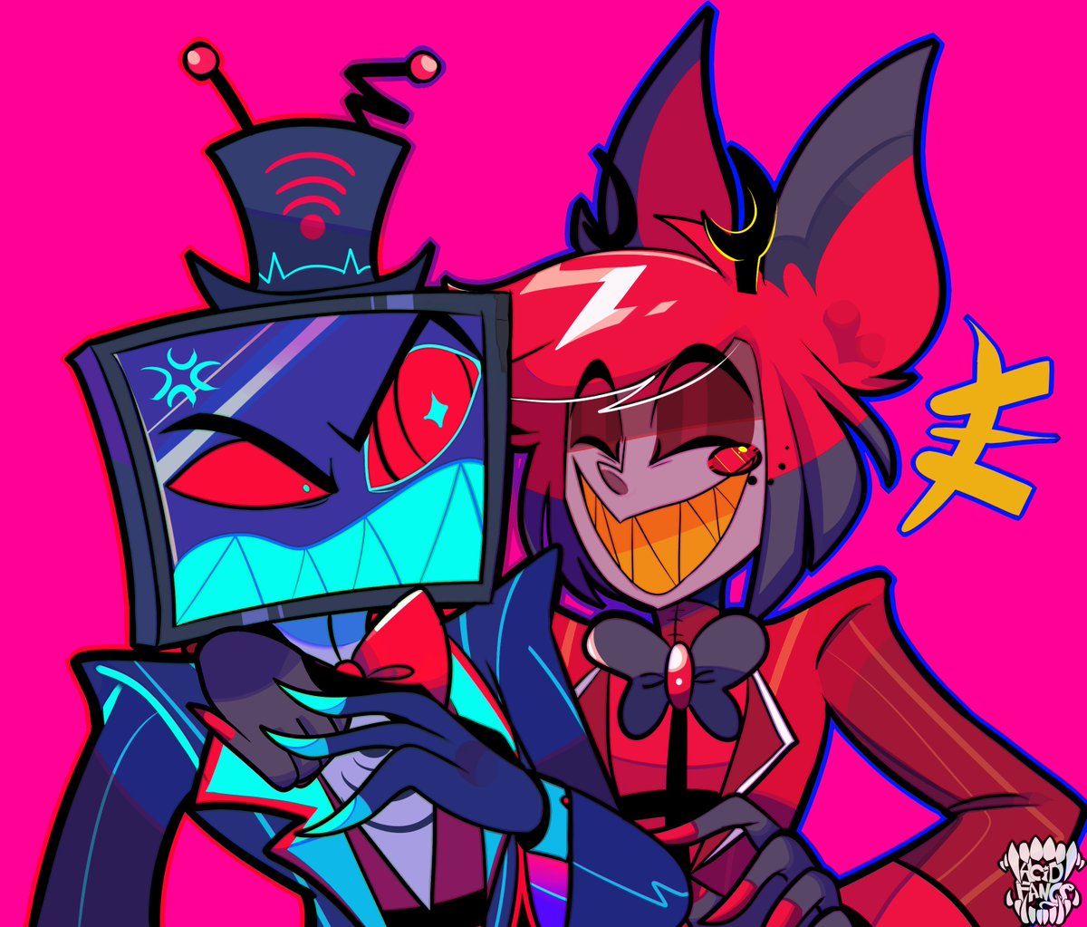 ACIDFANGS_'s tweet photo. They're besties :)
[ #HAZBINHOTEL #ALASTOR #VOX ] https://t.co/F8Mwe2i0wC