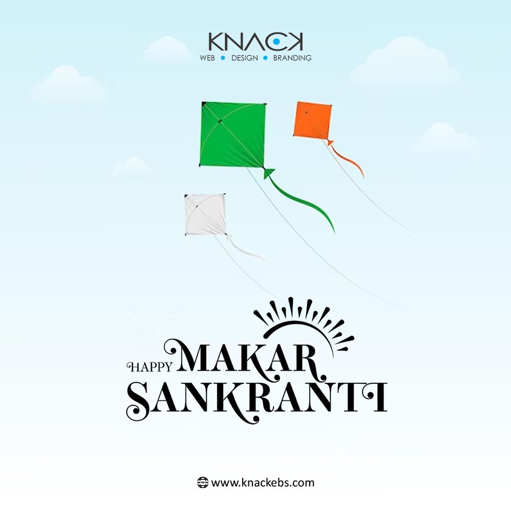 followknack's tweet photo. Wishing you a sky full of kites and a heart full of joy this Makar Sankranti! 🪁✨ 
#HappyMakarSankranti #FestivalFun #KiteFestival #MakarSankranti #FestivalOfKites #Knack #WebDesign #GraphicDesign #SocialMediaMarketing #DigitalMarketing https://t.co/J7hHOgl0HH
