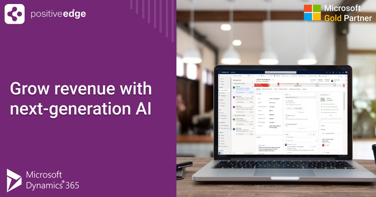 edge_positive's tweet image. Microsoft Dynamics 365 Sales and Customer Insights empower sales and marketing teams with a full-funnel solution powered by next-generation AI.

Click here: bit.ly/3HaKPPr

#dynamics365partner #positiveedge