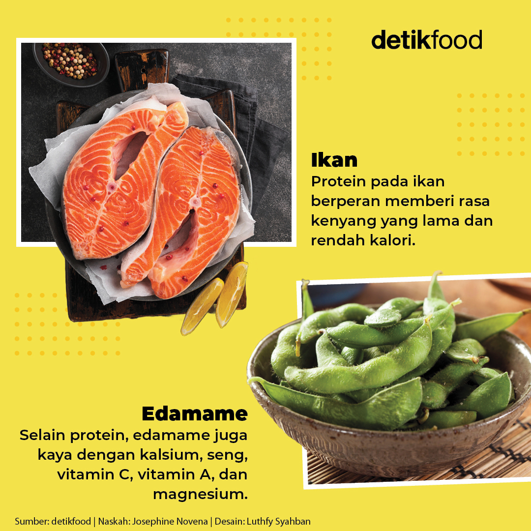 detikfood's tweet image. Makanan yang mengandung protein dapat membantu menurunkan berat badan. ⁣
⁣
Dikutip dari Your Tango berikut 5 makanan tinggi protein yang bisa bantu menurunkan berat badan!✨⁣
⁣
#detikfood #menudiet #dietsehat #protein #diet