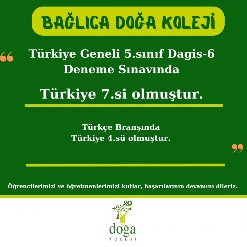 Doğa Koleji Bağlıca Kampüsü tweet media