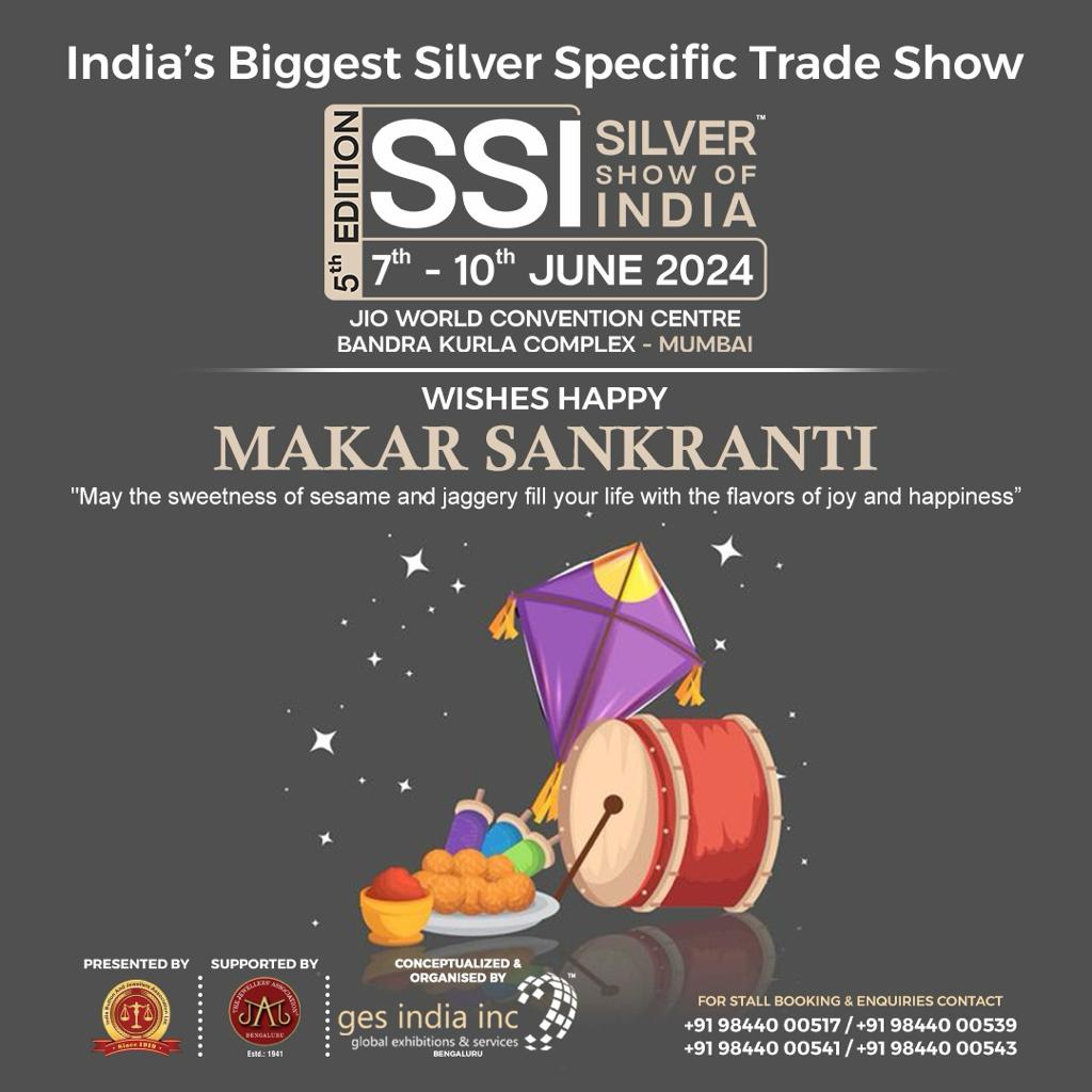 IndiaGes's tweet photo. *HAPPY MAKAR SANKRANTI*

"MAY THE SWEETNESS OF SESAME AND JAGGERY FILL YOUR LIFE WITH THE FLAVORS OF JOY AND HAPPINESS"

#festival #sankranti #makarasankrati #January2024 #January15 #festvevibe #celebrations #shows #exhibition #upcoming #events2024 https://t.co/dfsd9ijbo9