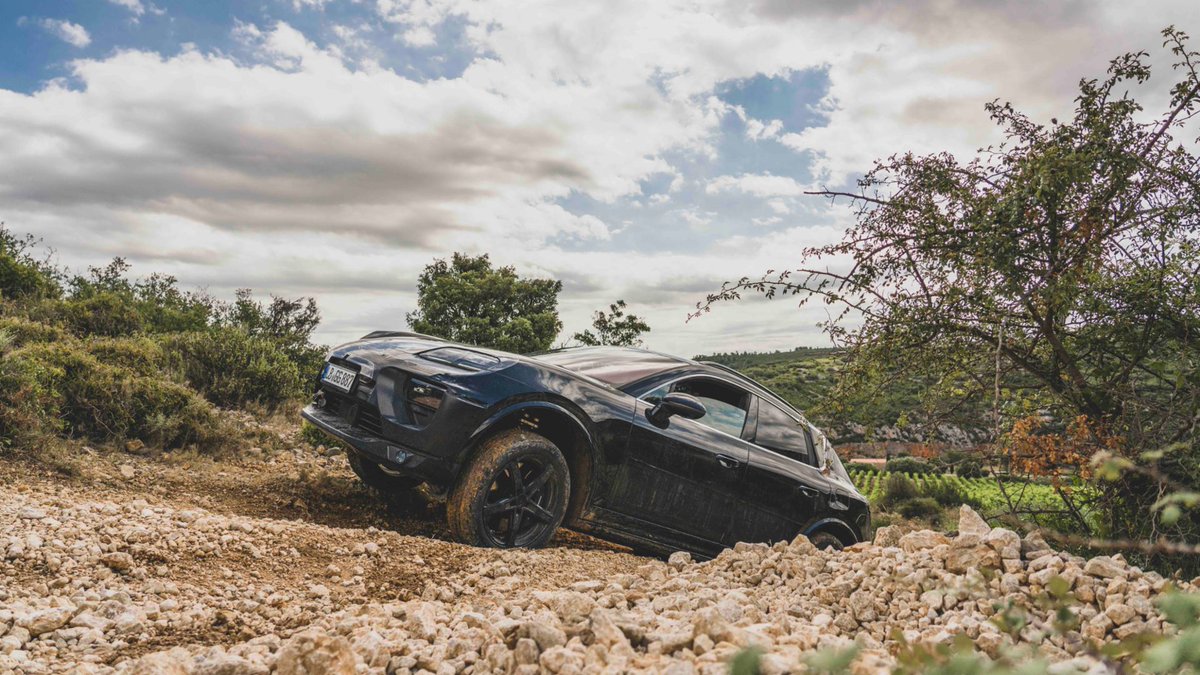 PorscheAus's tweet photo. The prototype of the all-electric Porsche Macan has been put through its paces, with an exacting and gruelling test program to prepare the next generation of the successful SUV for its upcoming world premiere. 

Learn more: https://t.co/TPgL6oe3Ta https://t.co/W2spz6dHgs