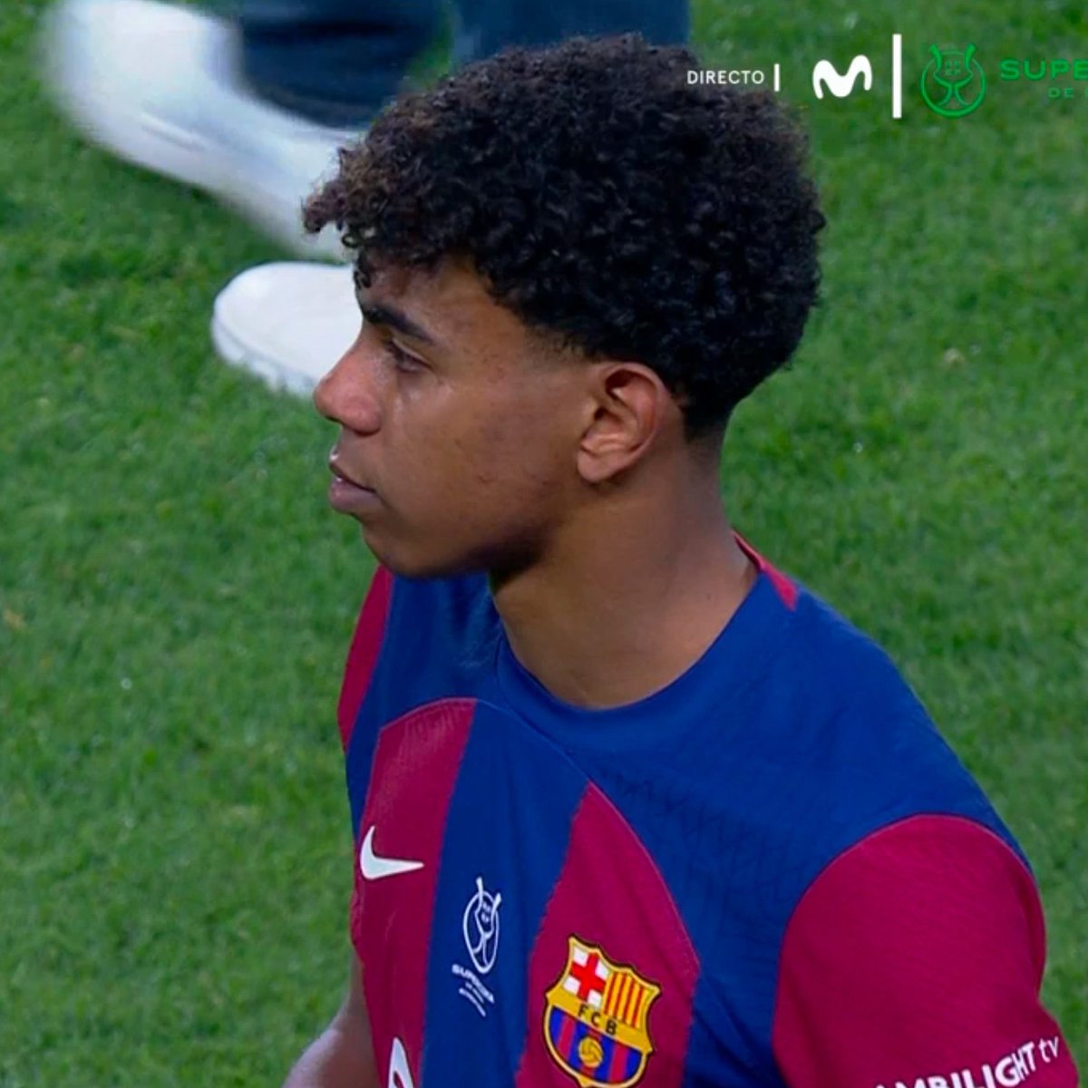 🚨 Another record: Lamine Yamal is now the youngest player ever to lose a Supercopa final.