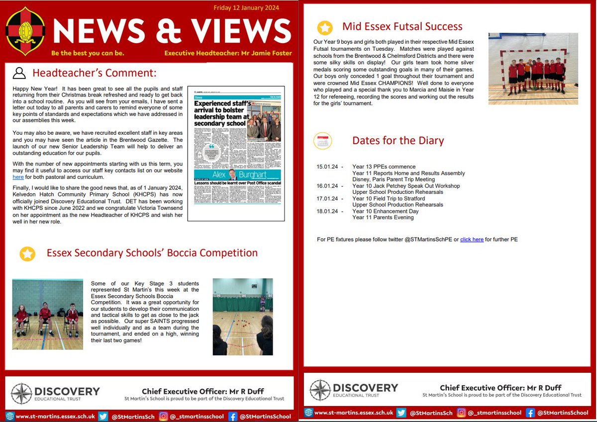 Please see last week's edition of SMS News and Views, click here to view on our website: st-martins.essex.sch.uk/assets/Documen…