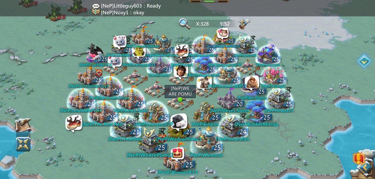 Noxy_0315's tweet photo. Here is a little goodbye from the Niji Lords Mobile event guilds(NeP, NeR, NeN).You brought us so much smiles and so much memories that we will cherish forever. 
We will keep fighting in your honor and keep your legacy alive!!

Good luck in your future endeavors Pomu!💚#WeArePomu https://t.co/wcm2QHlowm