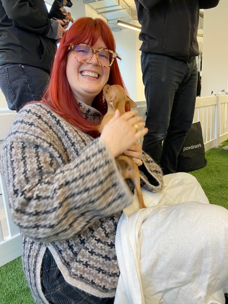 HoltArch's tweet photo. Some of the Holt Architecture team had the chance to play with pups at work this week, thanks to Paws in Work! A great initiative which combines puppy therapy with puppy socialisation to give them the best start in life. We can't wait for the next event!

https://t.co/yv66X6MdLs https://t.co/uz20IlcZsN