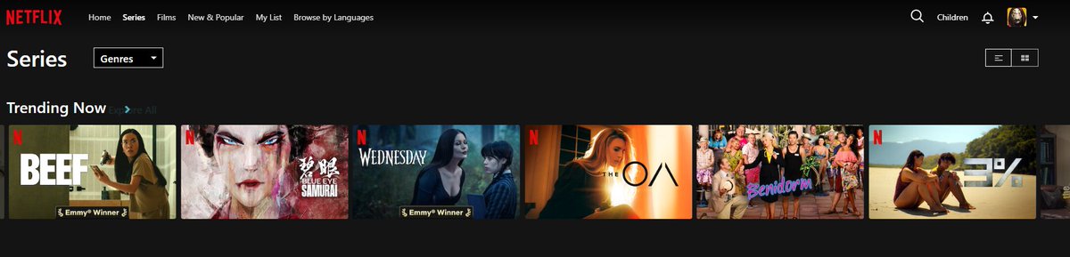 this is INSANE wow 🤯

The OA is trending on the UK netflix page!!! 🥹⛈️🕊️ #TheOA #SaveTheOA