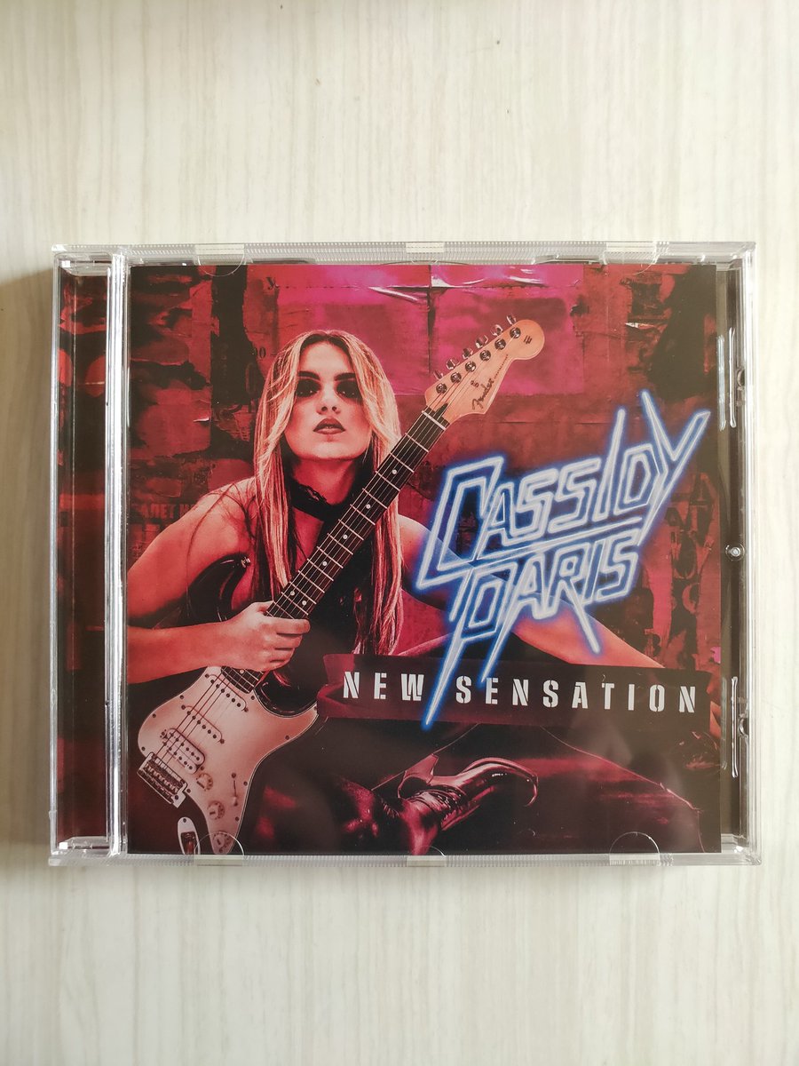 This excellent debut album New Sensation by Australian Cassidy Paris arrived today. 🤘🇦🇺🤘 @cassidyparisj #CassidyParis @FrontiersMusic1 #SupportYourLocalBands