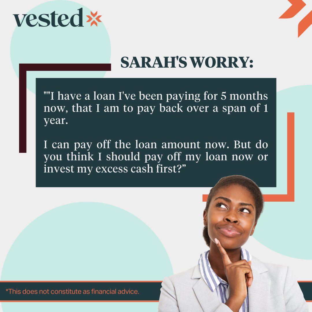 Vestedng's tweet photo. Knowing when to use and not to use debt is one of the vital principles of wealth creation.
Considering the situation and context helps in making these types of decisions.
Did you find this helpful?

#vestedng #financialtips #debtmanagement #saving #investing #financialwellbeing https://t.co/EE6n44hPca