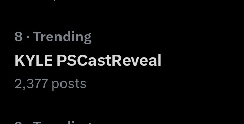 kjpeupdates's tweet photo. trending at number eight ilang oras na lang abang abang na

KYLE PSCastReveal https://t.co/YItuv516jg