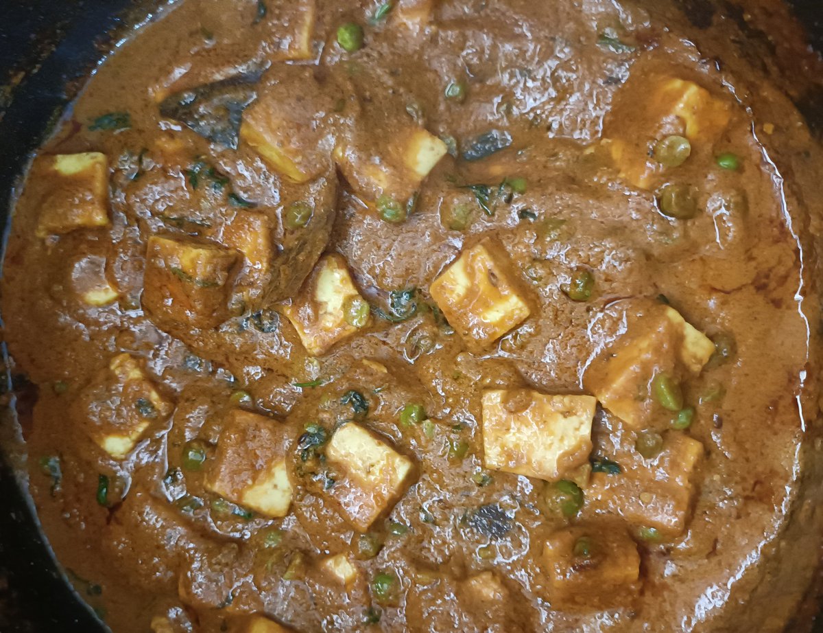 #MatarPaneer cooked for my amma 😍