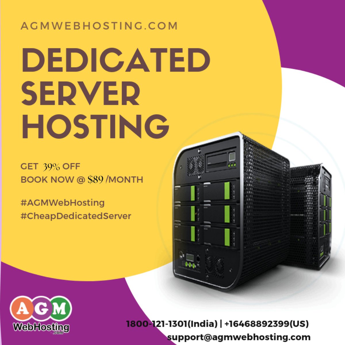 mrserverwala's tweet image. DEDICATED SERVER HOSTING DEALS STARTING $89/month ONLY- AGM Web Hosting agmwebhosting.com
#DedicatedServer #LinuxDedicatedServer #LinuxServer #AGMWebHosting #WebHosting #Domain.