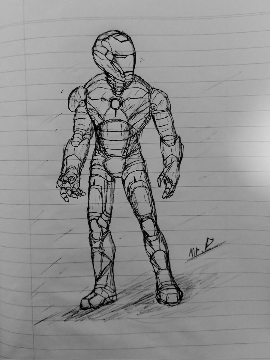MrPLOVAN's tweet photo. Iron man Mark 3 #IronMan #tonystark #fanart https://t.co/NNIqkJsZRX