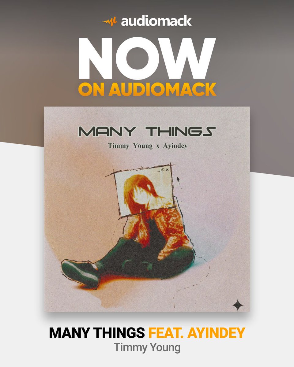 timiyoungworld_'s tweet photo. Happy New Week! i hope you've listened to a new released from Timmy Young featuring Ayindey Titled: MANY THINGS.
You haven't? Come check it out, you may find the song as one of the best inspirational song in 2024🔥
#timiyoungworld

https://t.co/xqbx0WL6dw https://t.co/DJiA8mBjbd