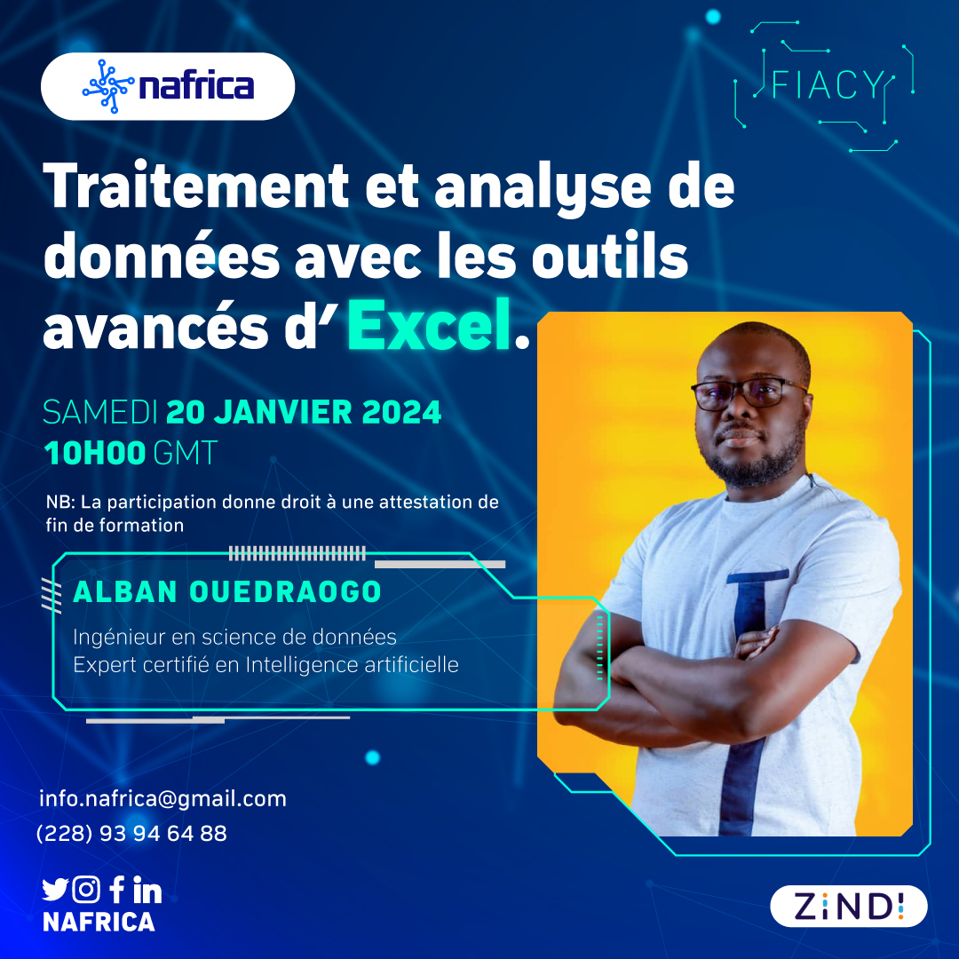 NafricaNet's tweet photo. 🚀 𝐅𝐨𝐫𝐦𝐚𝐭𝐢𝐨𝐧 𝐞𝐧 𝐈𝐧𝐭𝐞𝐥𝐥𝐢𝐠𝐞𝐧𝐜𝐞 𝐀𝐫𝐭𝐢𝐟𝐢𝐜𝐢𝐞𝐥𝐥𝐞 𝐜𝐞 𝐒𝐚𝐦𝐞𝐝𝐢 𝟐𝟎 𝐉𝐚𝐧𝐯𝐢𝐞𝐫 𝐚̀ 𝟏𝟎𝐇𝟎𝟎 𝐆𝐌𝐓! 🌐

📷 Inscrivez-vous dès maintenant pour ne pas manquer cette opportunité unique! : https://t.co/F3Wdl2PgNk https://t.co/hZBlwnE7CI