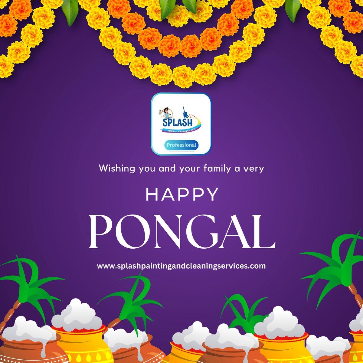 splash_pnc's tweet photo. On this Pongal, I'm wishing you plenty of happiness, good fortune, and the coziness of family! 📷I hope you have a successful and joyous harvest season.
https://t.co/TD6ED9udo7
.
.
.
#HappyPongal #wishes #joy #enjoywithfamily #splashpaintingandcleaningservices #paintingcontractor https://t.co/NgjCK5Fh1H