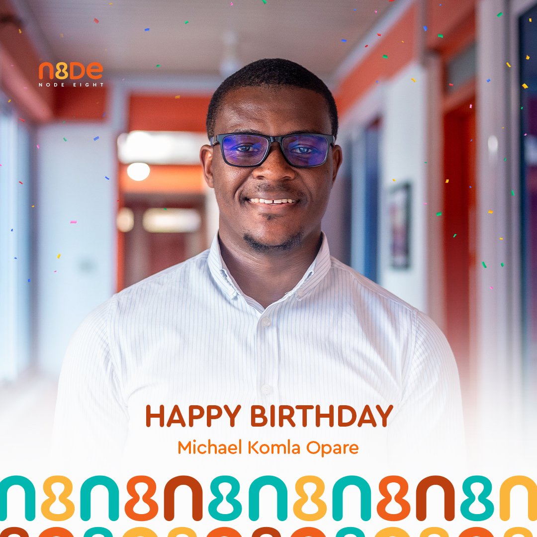NodeEight's tweet photo. Happy birthday Michael! 🥳 

We are sending you all our love on your special day. May this day be wrapped in joy, sprinkled with laughter, and topped with all your heart's desires.

#NodeEight #DigitalInnovationHub #Happybirthday #Nodepeople https://t.co/BhqaUzOmxr