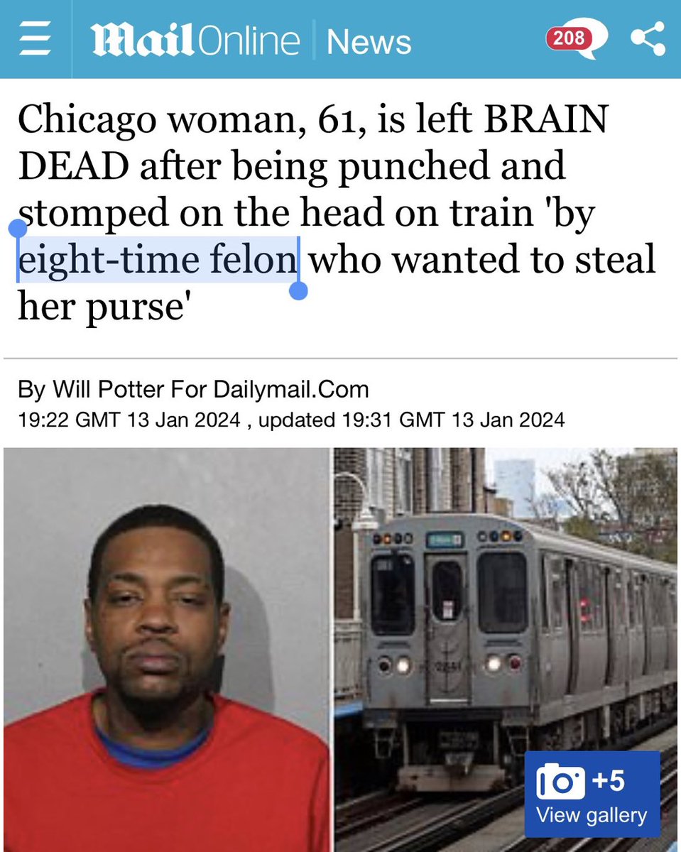 Maybe if he had been sent to prison THE FIRST EIGHT TIMES, this could have been avoided.