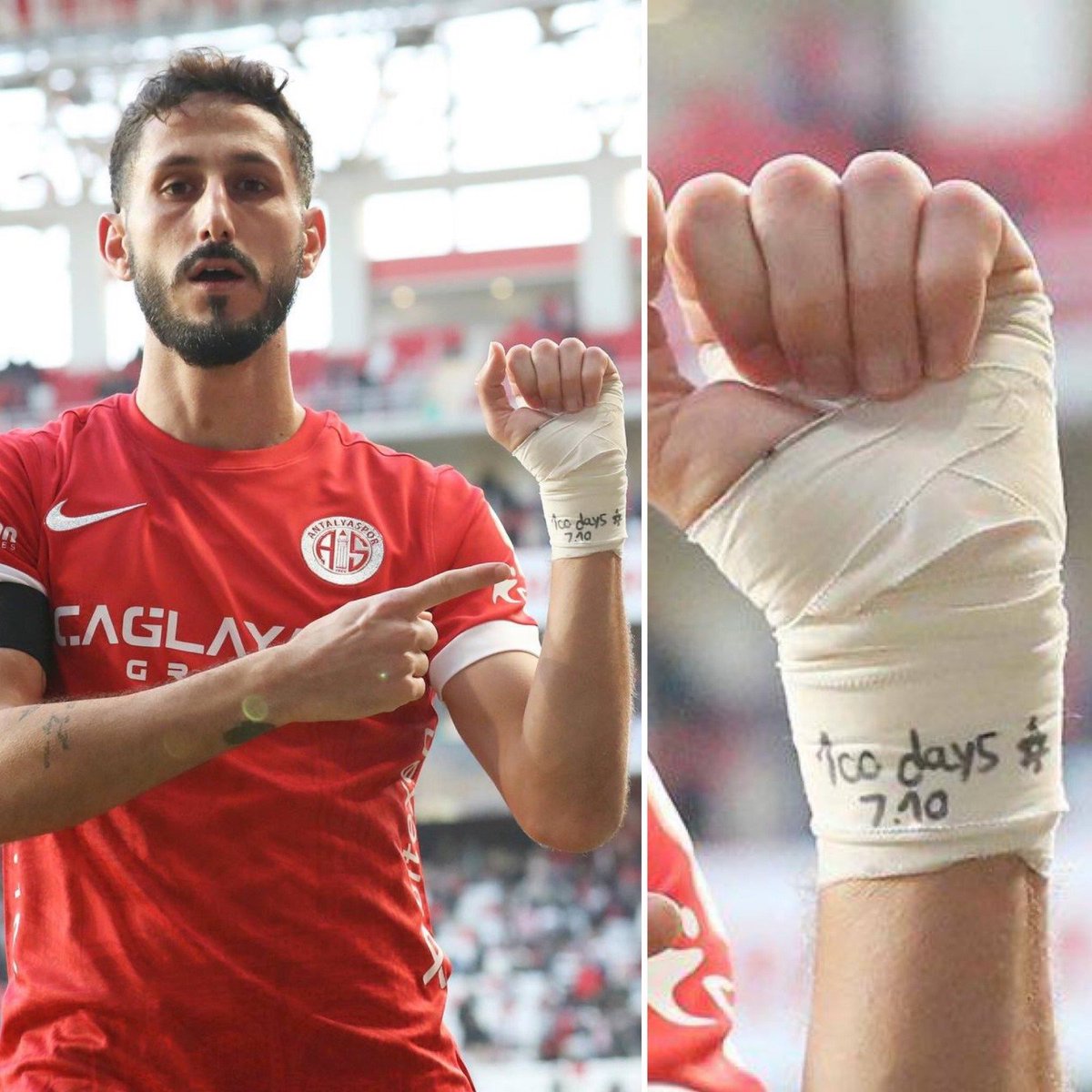 bpthaber's tweet photo. Gözaltına alınan İsrailli futbolcu Sagiv Jehezkel:

"Kimseyi kışkırtmak veya provoke etmek için bir hareket yapmadım. Savaşın bitmesini istiyorum." https://t.co/0UTMcU7DLM