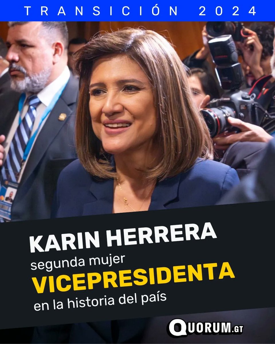 👉 Después de un largo camino <a href="/BArevalodeLeon/">Bernardo Arévalo</a> y <a href="/KarinHerreraVP/">Karin Herrera</a> ya han sido juramentados como Presidente y Vicepresidenta.