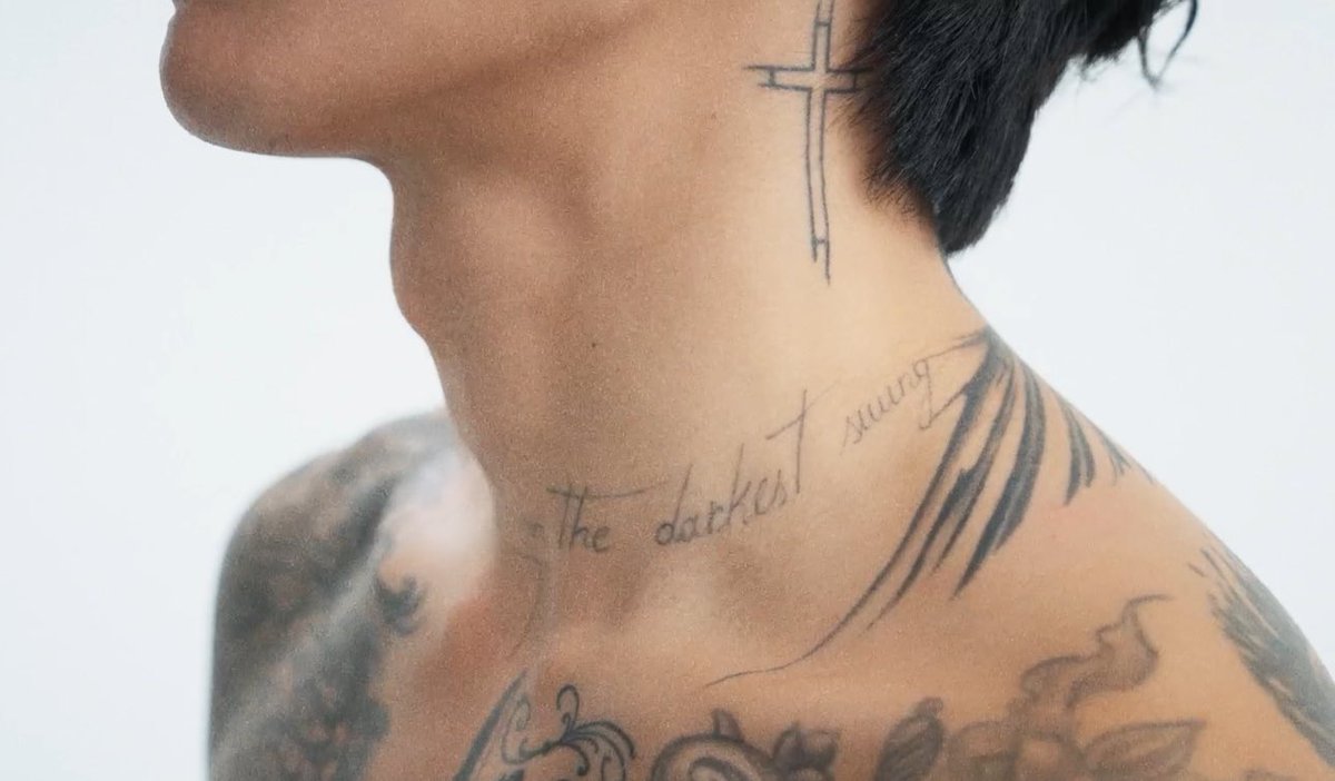 nidprian's tweet photo. my tattoos, like verses etched upon the canvas of my existence, embody the ethos of rebellion and the melody of self-discovery. each inked motif tells a tale, a visceral narrative interwoven with the rhythm of my journey. https://t.co/NI492vRcfE