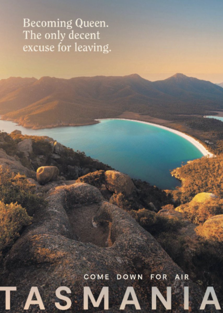 drruthmitchell's tweet photo. I’m calling it early. Ad of the year. Well played Tassie. https://t.co/nIGr1YHmBX