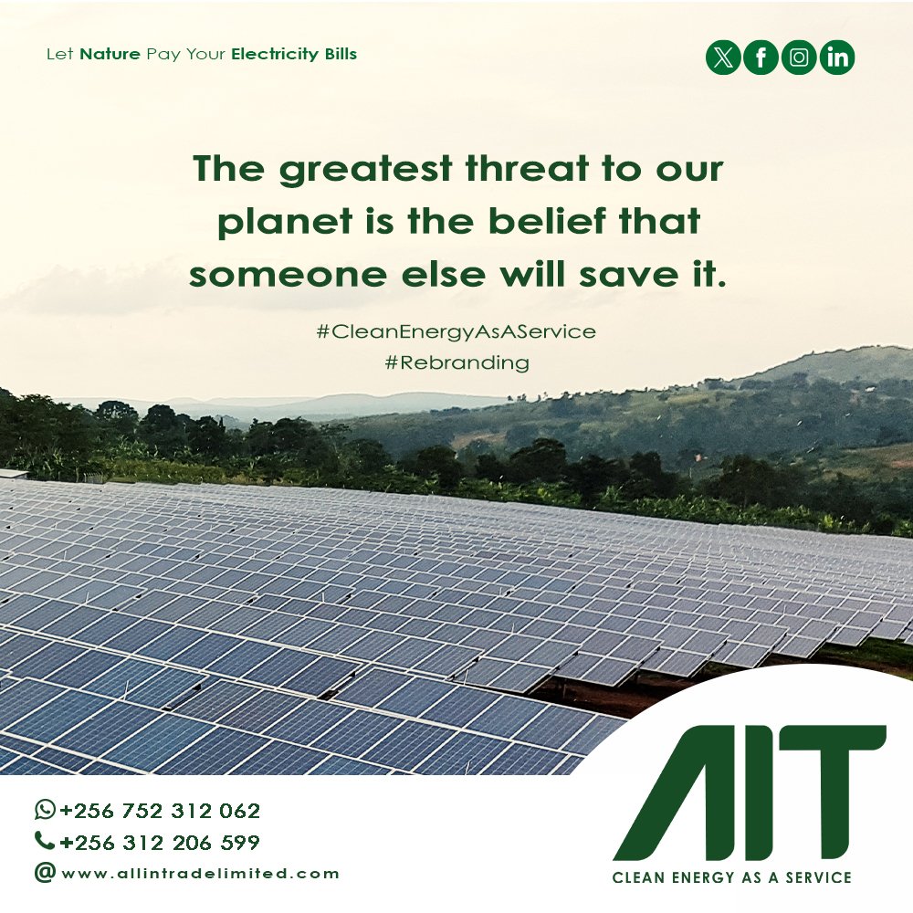 Allintrade's tweet photo. Let's take ownership of our planet's planet future by embracing #sustainable solutions today. Have a productive week

#MondayMotivation #EnvironmentalResponsibility #ClimateAction #CleanEnergy #ClimateTech #CleanEnergyAsAService https://t.co/4dfmrZ6Z74