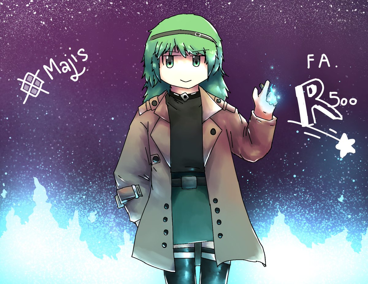 MajisEnter's tweet photo. Fan art of My friend's Character (R500) #DigitalArt https://t.co/yfyvggGpRa