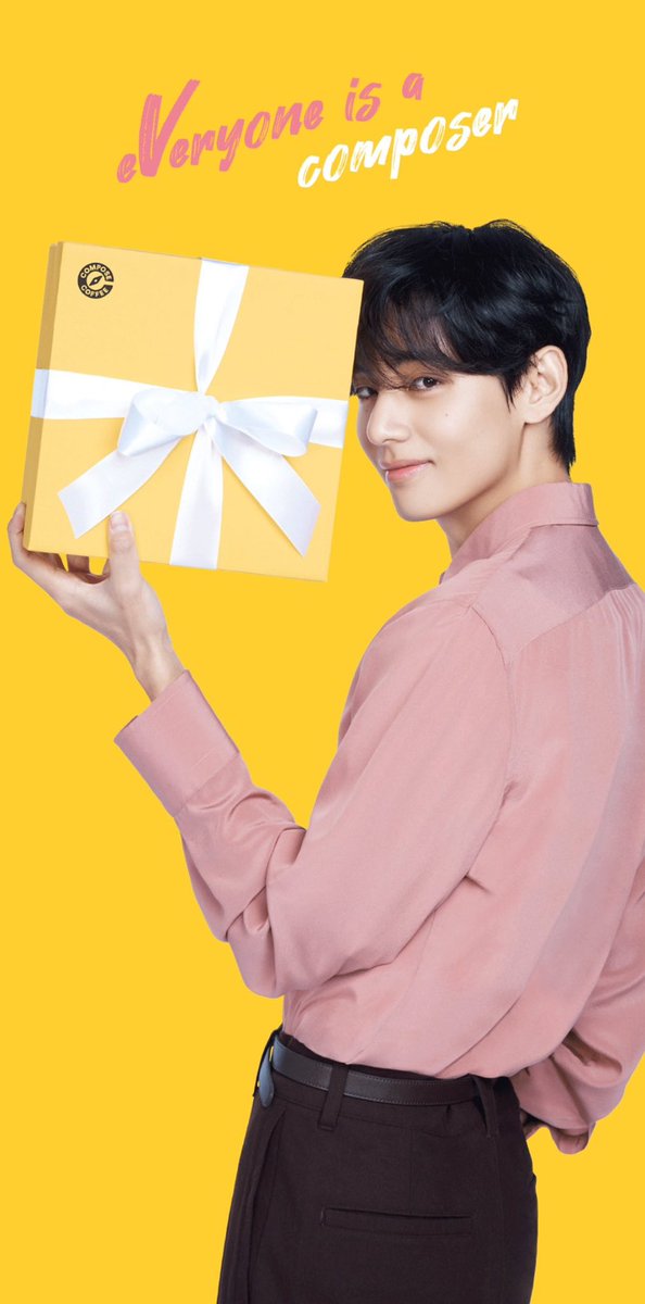 taeguide's tweet photo. Taehyung for Compose Coffee 

#TaehyungxComposeCoffee https://t.co/jFgiNT4JXd
