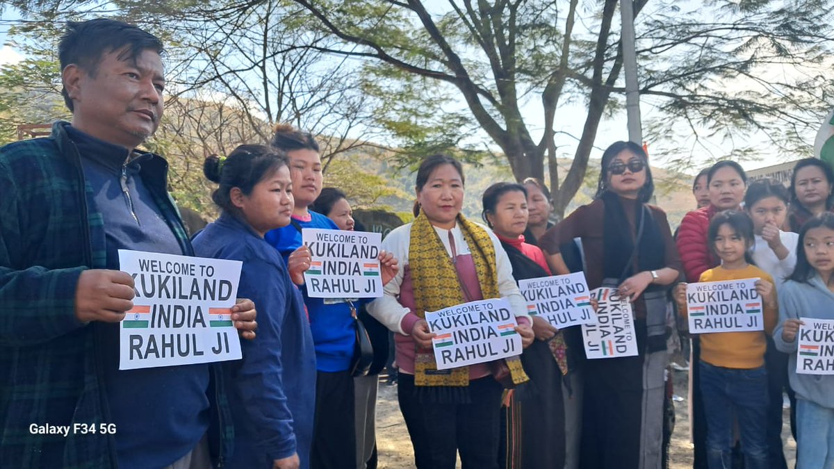 AriesHaoneoKuki's tweet photo. Welcome to KukiLand, 

Honorable Pu @RahulGandhi Ji, to the esteemed #Kuki_Zo territory! Your presence resonates with anticipation and hope, as the #Kuki_Zo community holds high expectations under your esteemed leadership and visionary approach. We look forward to the positive impact and collaborative endeavors that your visit promises. May this be a moment of shared insights and fruitful engagement for the betterment of our community and beyond. 
@DrLamtinthangHk

#WelcomeRahulGandhi #Kuki_ZoExpectations #BharatJodoNyayYatra #Congress4India"