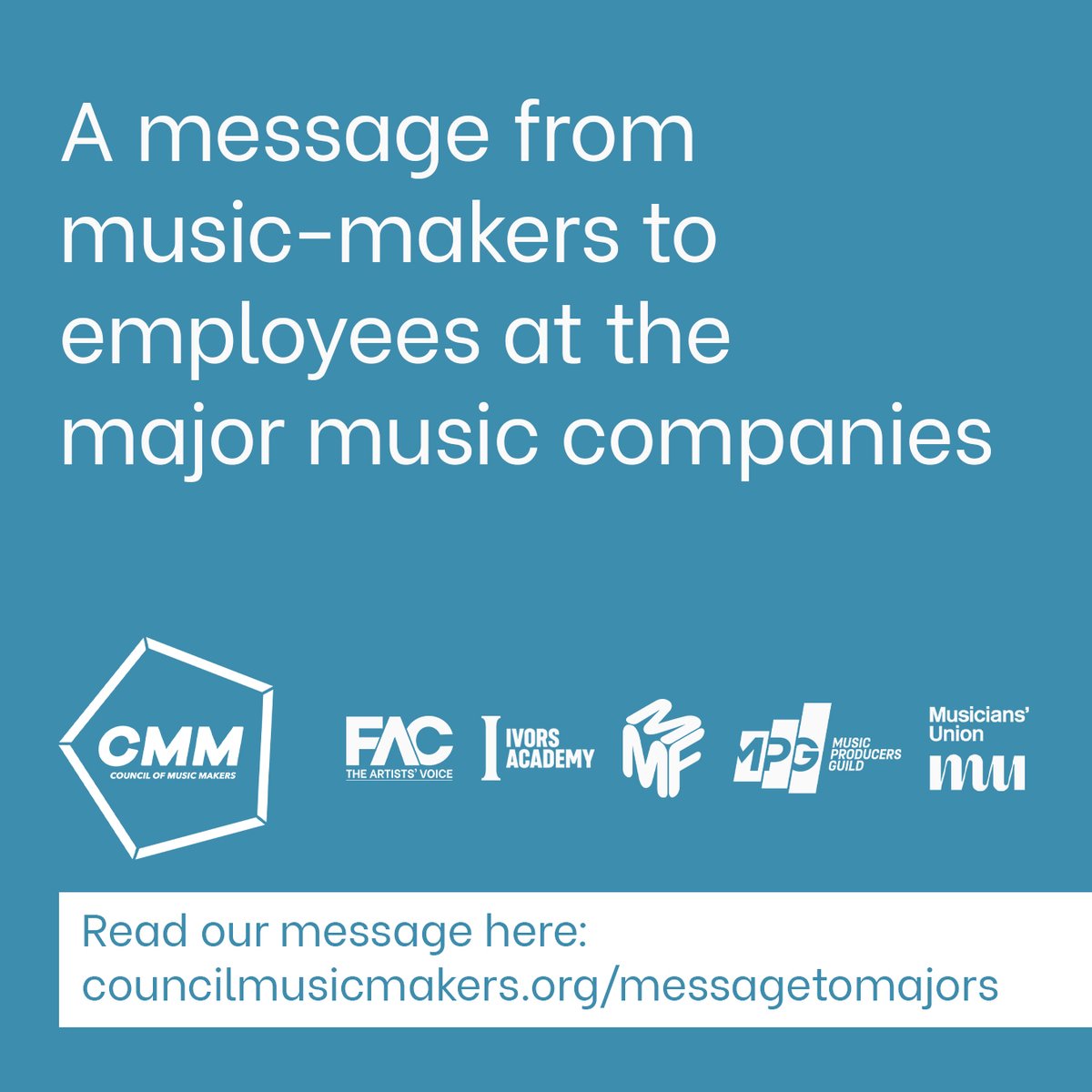 We have been reading with interest the upbeat new year messages written by the bosses of some of the major music companies. We felt compelled to send our own memo to employees at the majors setting out some ongoing issues + explaining how everyone can help bit.ly/3SeF7m1