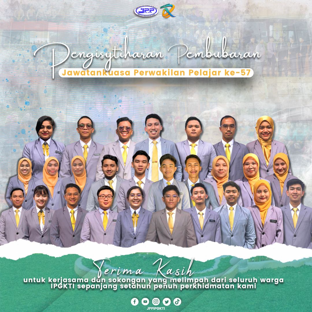 jppipgmkti's tweet photo. PENGISYTIHARAN PEMBUBARAN JAWATANKUASA PERWAKILAN PELAJAR KE-57

Assalamualaikum WBT dan Salam Sejahtera

✨Layar bakal diturunkan, sauh akan berlabuh. Perjuangan kami sebagai JPP ke-57 bakal dinoktahkan. https://t.co/hLO8xCzIQ5