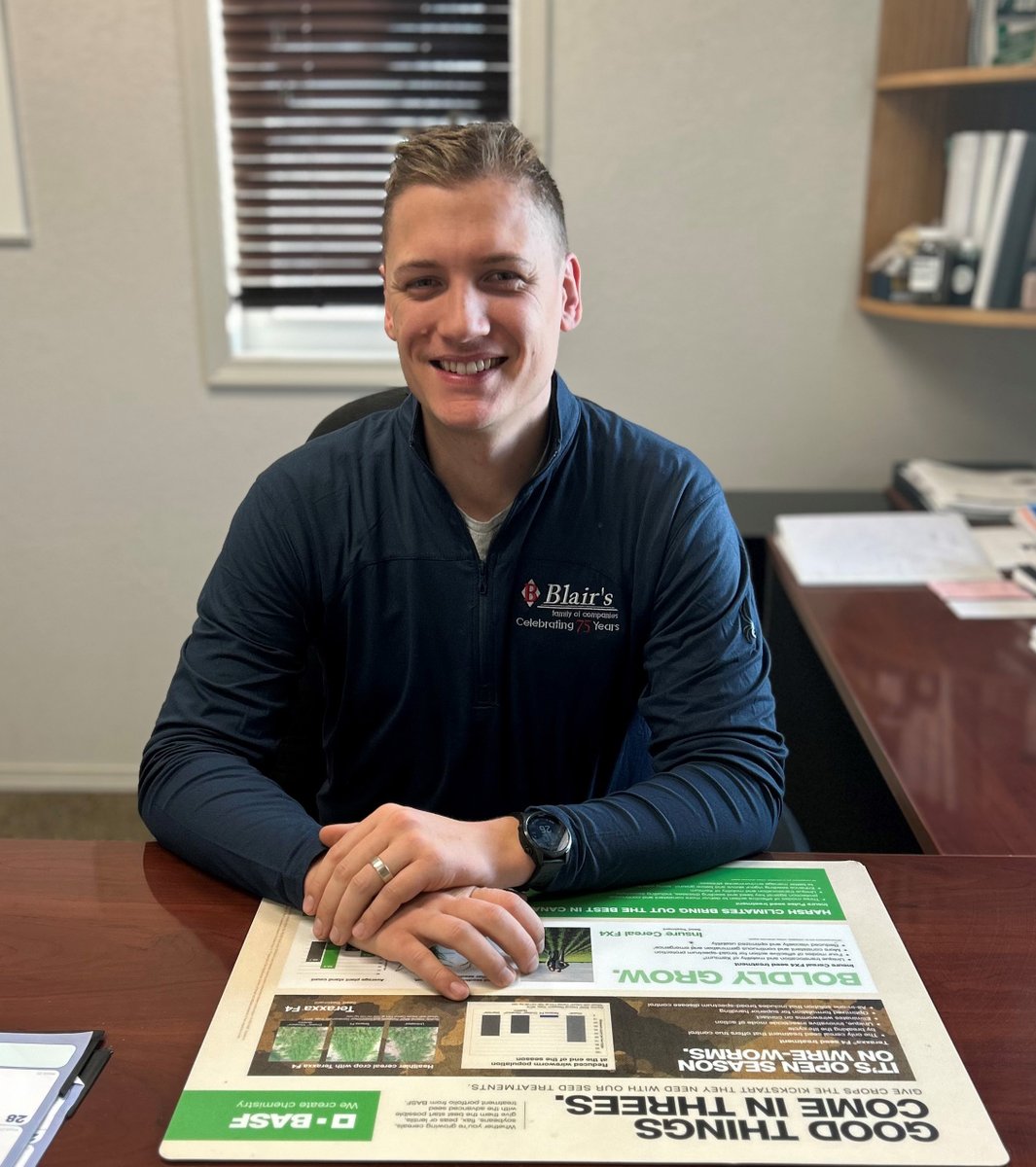 As we welcome the new year, we'd like to introduce you to a new face to the Blair's Liberty crew, Ian McLellan, AgBusiness Specialist. Ian's thrilled to be a part of the Blair’s team and looking forward to helping farmers achieve their farming goals.