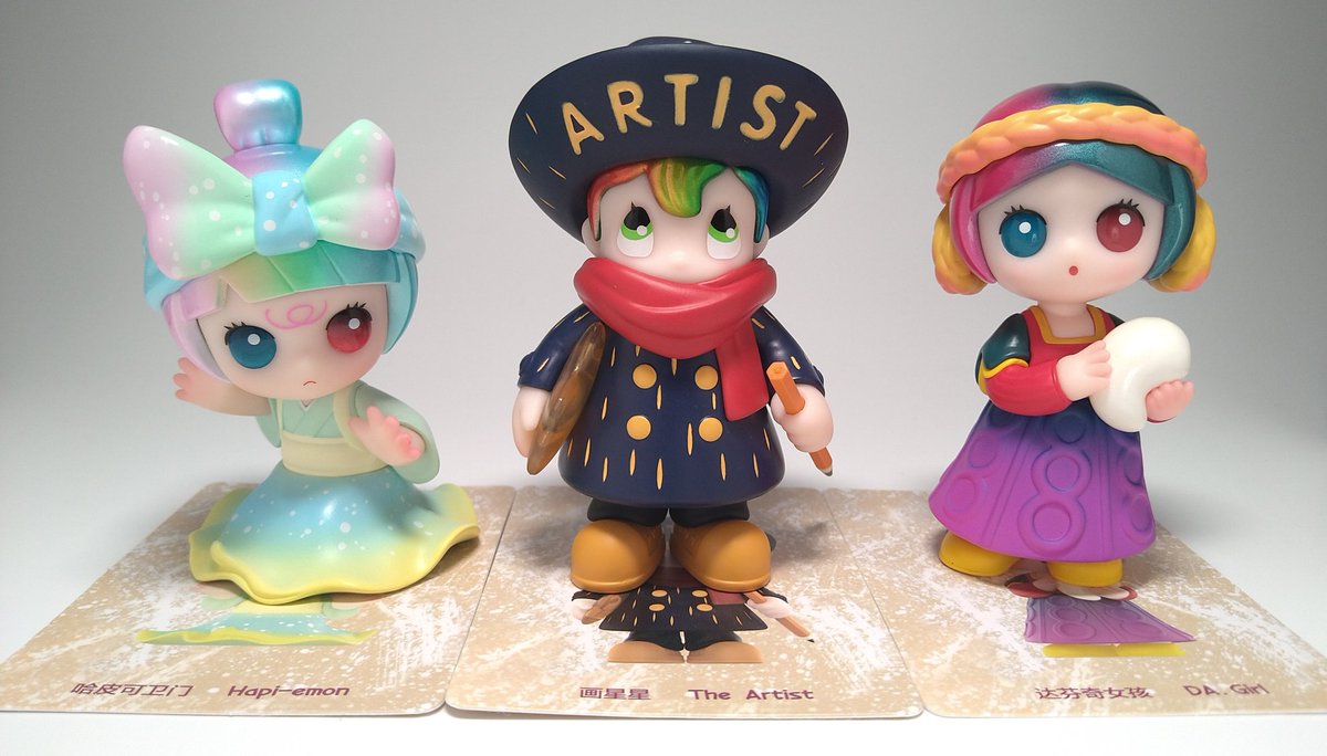 Toy_Mix_Photo's tweet image. #POPMART
#HAPICO
“HAPICO The Art World Journey”
大本命を引けて尚、追加購入した結果
“THE ARTIST”に“HAPI-EMON”と怖いくらい狙いが引けて
なんｯｯで“ANGEL-IGGY”出ないの!?
空気読んでよ私のヒキ
“ANGEL-IGGY”はシングル？か…諦めるかな