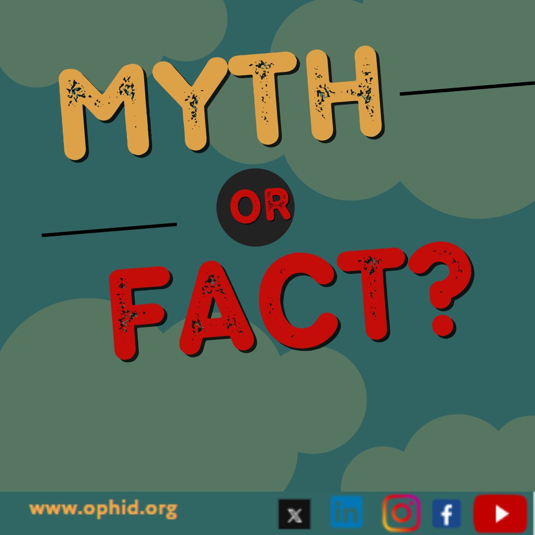 OPHID_Trust's tweet photo. #MondayMythbuster: Let's debunk common myths about HIV!
Myth: HIV can be transmitted through casual contact like hugging or sharing utensils.
Fact: HIV is NOT spread through everyday contact. It's important to know the facts & fight stigma. #HIVMythbuster #KnowTheFacts https://t.co/S0Mts19dZz
