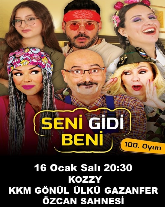 Kahkaha fırtınası perdelerini 126.ncı kez Kozzy de açıyor. Kaçırmayınız😊 Türkiye'de ilk kez, kampanyalı Aile Bileti Biletix'te 😊 <a href="/Biletix/">Biletix</a> #biletix