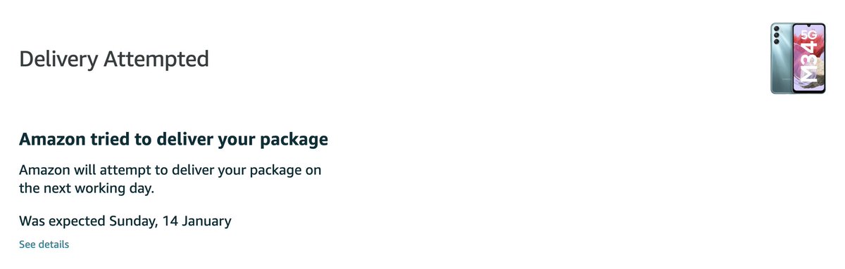Hardikchotaliya's tweet image. Disappointed with @amazonIN&apos;s delivery service. Showing failed attempts to deliver to my instant address, but it&apos;s a lie as I was at home and they even didn&apos;t contact me! 
Multiple attempts with customer support yielded no results.  #CustomerService #AmazonIssues #nodeliveryPrime