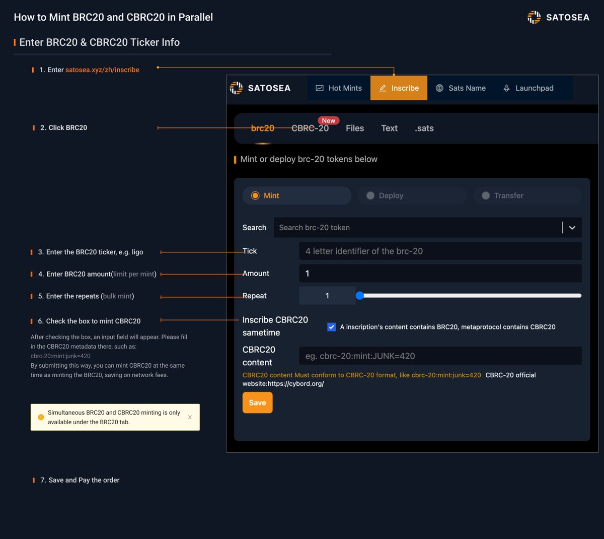 satosea_xyz's tweet photo. Want to mint BRC20 and CBRC20 in parallel? SatoSea now enables this feature! #cbrc20 #bulkmint https://t.co/27IDx5rhOE
