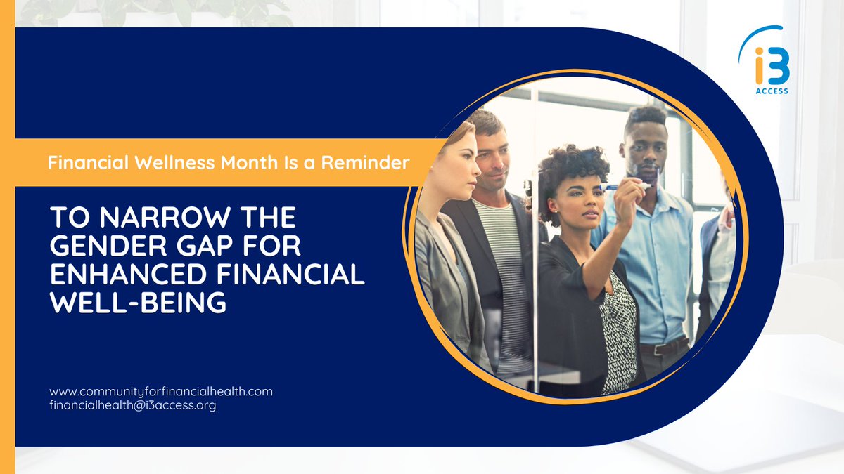 #Didyouknow? Acc to <a href="/finhealthnet/">Financial Health Network</a>, only 20% of women are considered #FinanciallyHealthy, compared to 29% of men. There is a need to bridge this gap. At @i3Access, we're working towards #womeneconomicempowerment to achieve #globalfinancialresilience. bit.ly/3RvNbyC