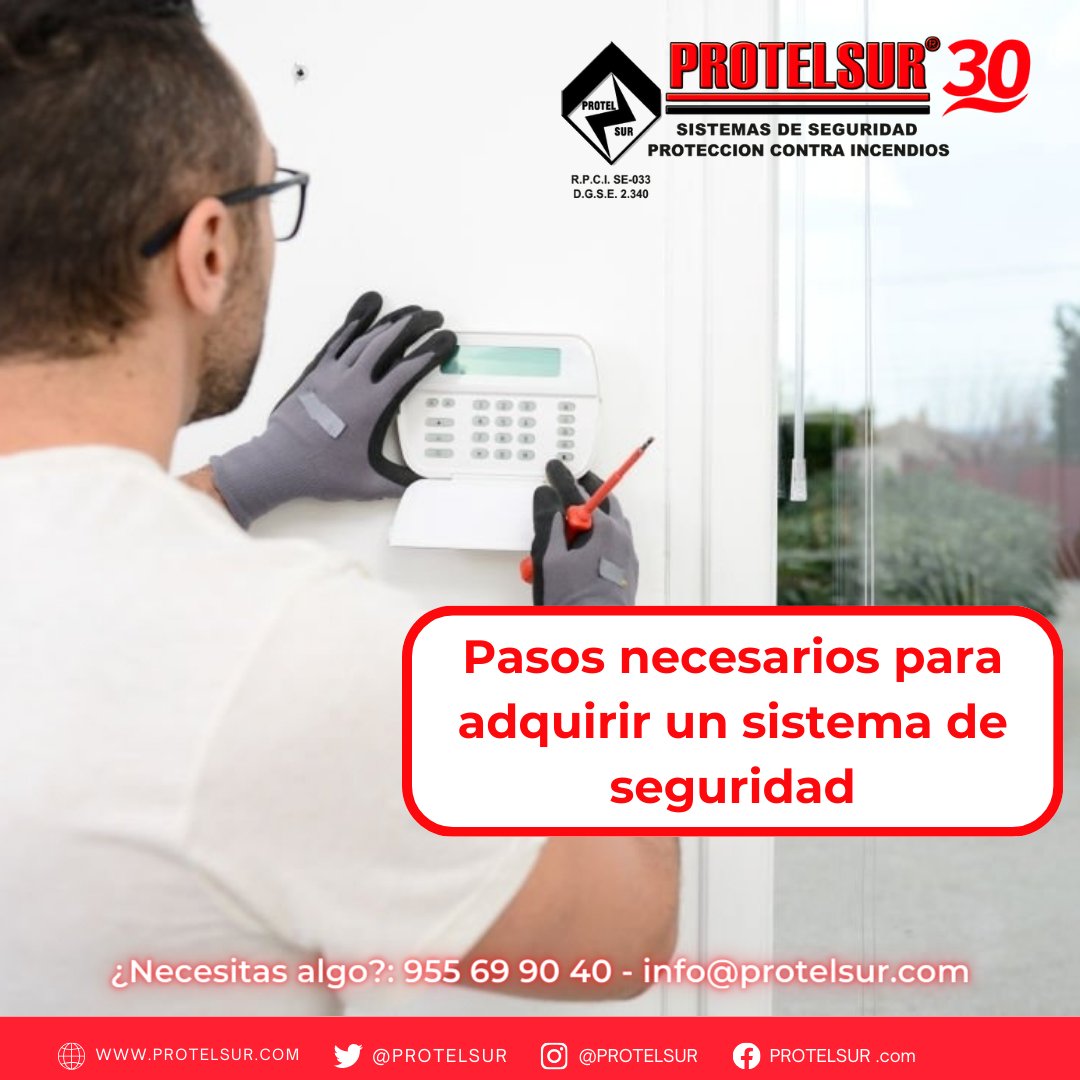 PROTELSUR's tweet photo. ¿Qué debes tener en cuenta antes de adquirir un sistema de seguridad?🔒
Aquí te contamos qué tienes que tener en cuenta👉https://t.co/41EC1pbDSl
#protelsur #seguridad #experiencia #alarma #videovigilancia #cctv https://t.co/nZkJPoH1lp