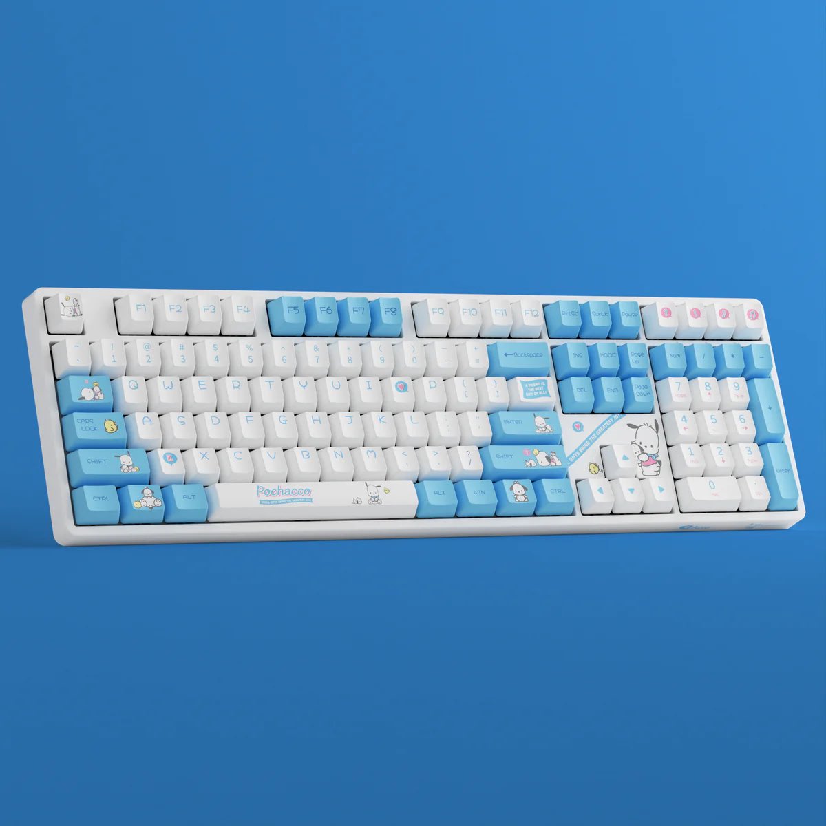 readerr0r's tweet photo. Slaying my enemies online with the Pochacco gaming keyboard https://t.co/Pda1pMWSjq